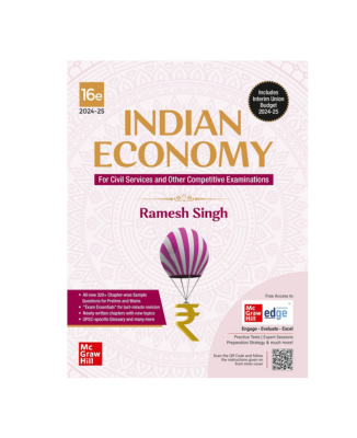 Indian Economy (English) | 16th Edition | UPSC Civil Services Exam | State Administrative Exams